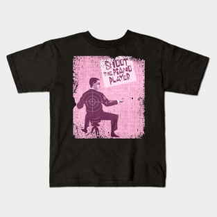 Charlies Melodic Escape Shoot the Piano Fan Tee Kids T-Shirt